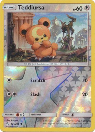 Teddiursa – 171/236 – Common Reverse Holo
