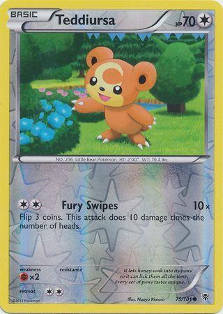 Teddiursa – 75/101 – Common Reverse Holo