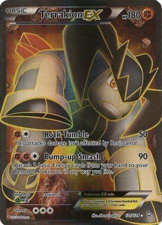 Terrakion EX – 121/124 – Full Art Ultra Rare