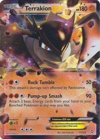 Terrakion EX – 71/124 – Ultra Rare