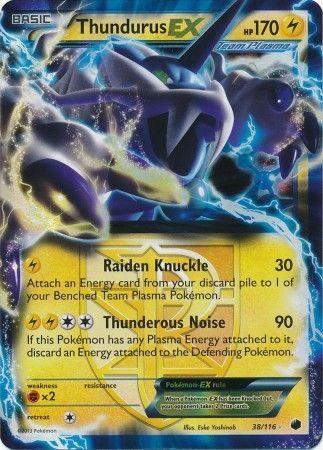 Thundurus EX – 38/116 – Ultra Rare