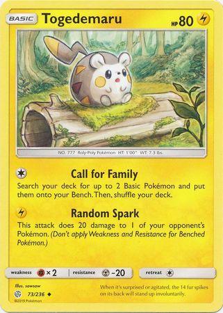 Togedemaru – 73/236 – Uncommon