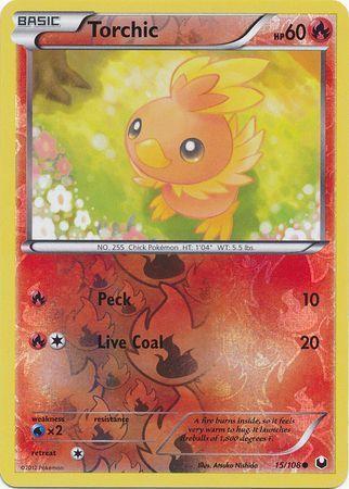 Torchic – 15/108 – Common Reverse Holo