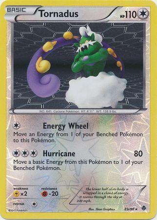 Tornadus – 89/98 – Holo Rare Reverse Holo