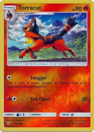 Torracat – 16/73 – Common Reverse Holo