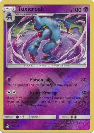 Toxicroak – 57/156 – Rare Reverse Holo