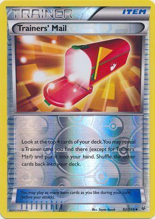 Trainers’ Mail – 92/108 – Uncommon Reverse Holo