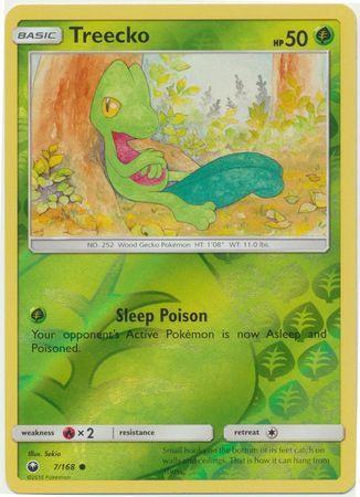 Treecko – 7/168 – Common Reverse Holo