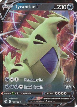 Tyranitar V – 158/264 – Ultra Rare