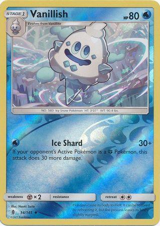 Vanillish - 34/145 - Uncommon Reverse Holo