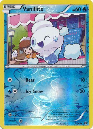 Vanillite – 31/99 – Common Reverse Holo
