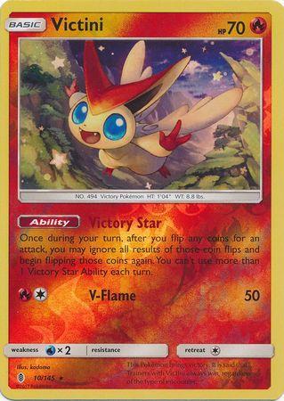 Victini – 10/145 – Holo Rare Reverse Holo