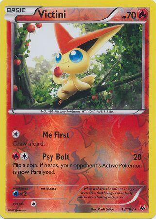 Victini – 13/108 – Rare Reverse Holo