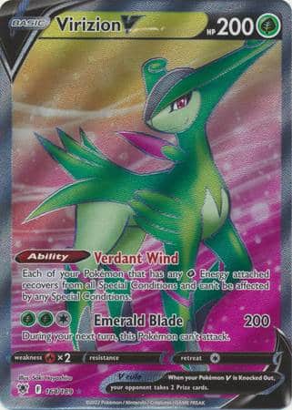 Virizion V – 164/189 – Full Art Ultra Rare