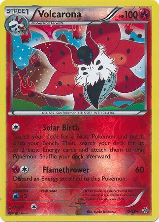 Volcarona – 17/98 – Holo Rare Reverse Holo