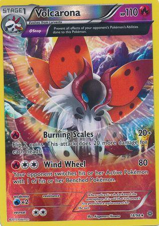 Volcarona – 18/98 – Rare Reverse Holo