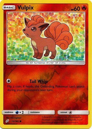 Vulpix – 15/181 – Common Reverse Holo