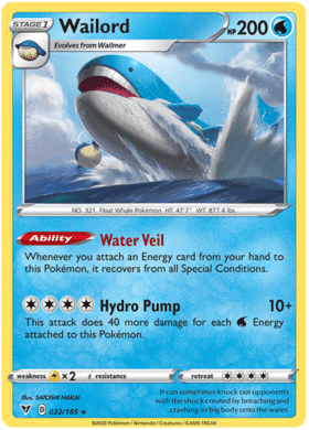 [ESP] Wailord – 032/185 – Holo Rare
