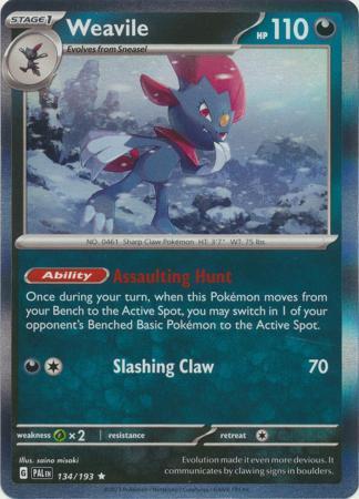 Weavile - 134/193 - Holo Rare