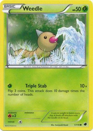 Weedle - 1/116 - Common