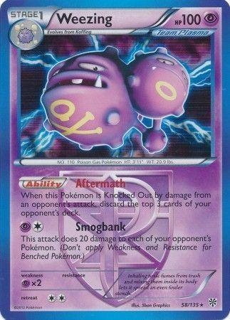 Weezing – 58/135 – Holo Rare