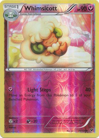 Whimsicott – 71/124 – Uncommon Reverse Holo