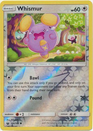 Whismur – 116/168 – Common Reverse Holo