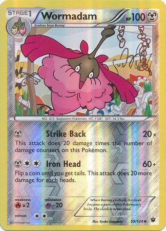 Wormadam – 59/124 – Uncommon Reverse Holo
