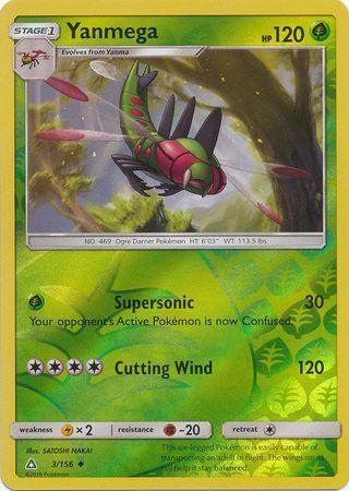Yanmega – 3/156 – Uncommon Reverse Holo