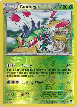 Yanmega – 5/124 – Rare Reverse Holo
