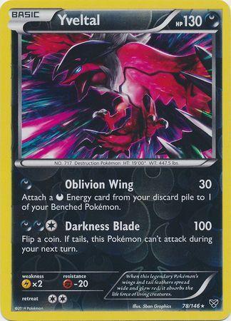 Yveltal – 78/146 – Rare Reverse Holo