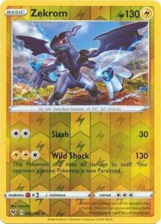 Zekrom – 060/185 – Holo Rare Reverse Holo
