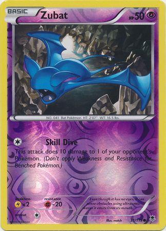 Zubat – 31/119 – Common Reverse Holo