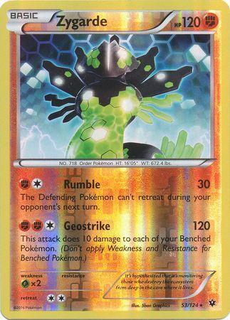 Zygarde – 53/124 – Rare Reverse Holo