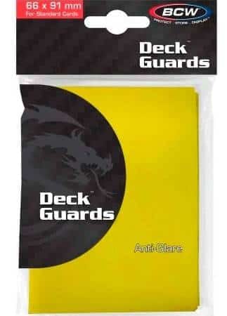 Protectores BCW Anti-Glare 50 Amarillo