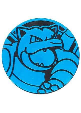Moneda Coleccionable Blastoise Grande (Plateada)