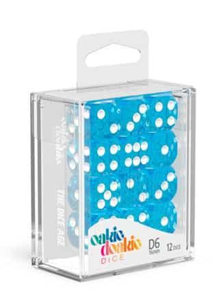 Dados 16mm Speckled Sky Blue (12) OD D6