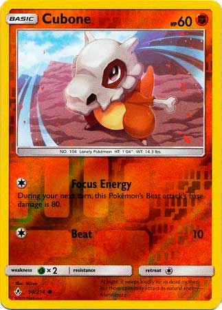 Cubone – 90/214 – Common Reverse Holo