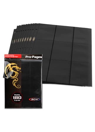 Hojas Para Carpeta Color Negro