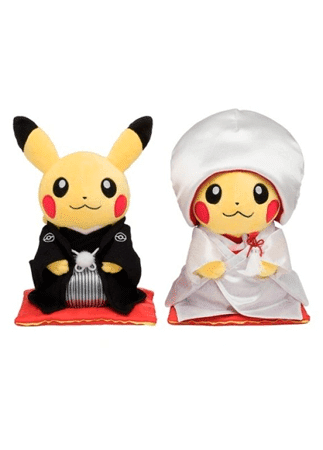 Pokémon Center – Peluche Pareja Casados Japoneses