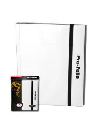 Carpeta 9 Pro Folio Pocket Album Blanca