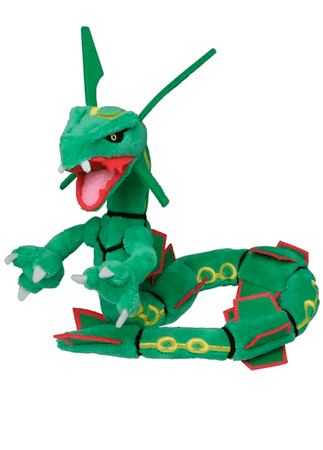 Pokémon Center – Peluche Rayquaza chico