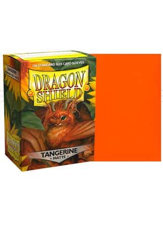 Protectores Dragon Shield 100 – Std. Matte Tangerine