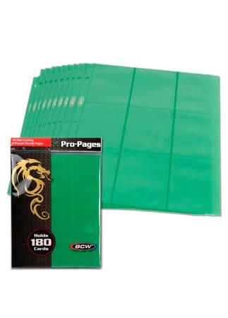 Hojas Para Carpeta Color Verde