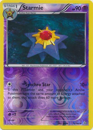 Starmie – 73/160 – Rare Reverse Holo
