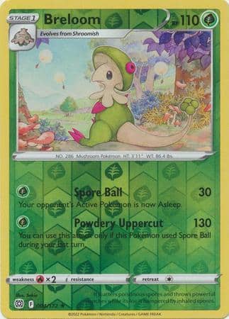 Breloom - 004/172 - Rare Reverse Holo