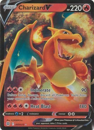 Charizard V – 017/172 – Ultra Rare