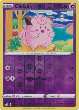 Clefairy - 053/172 - Common Reverse Holo