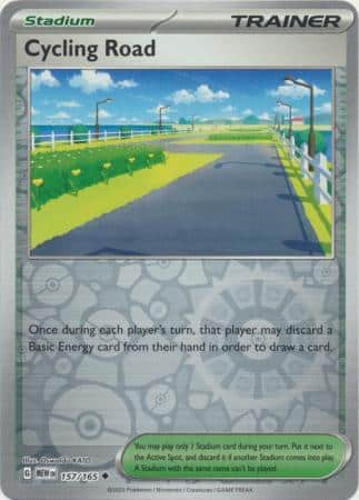 Cycling Road – 157/165 – Uncommon Reverse Holo