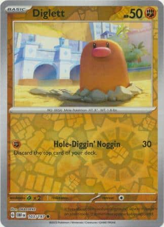 [ESP] Diglett - 103/197 - Common Reverse Holo